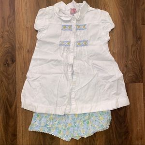 Orient Expressed girls smocked set